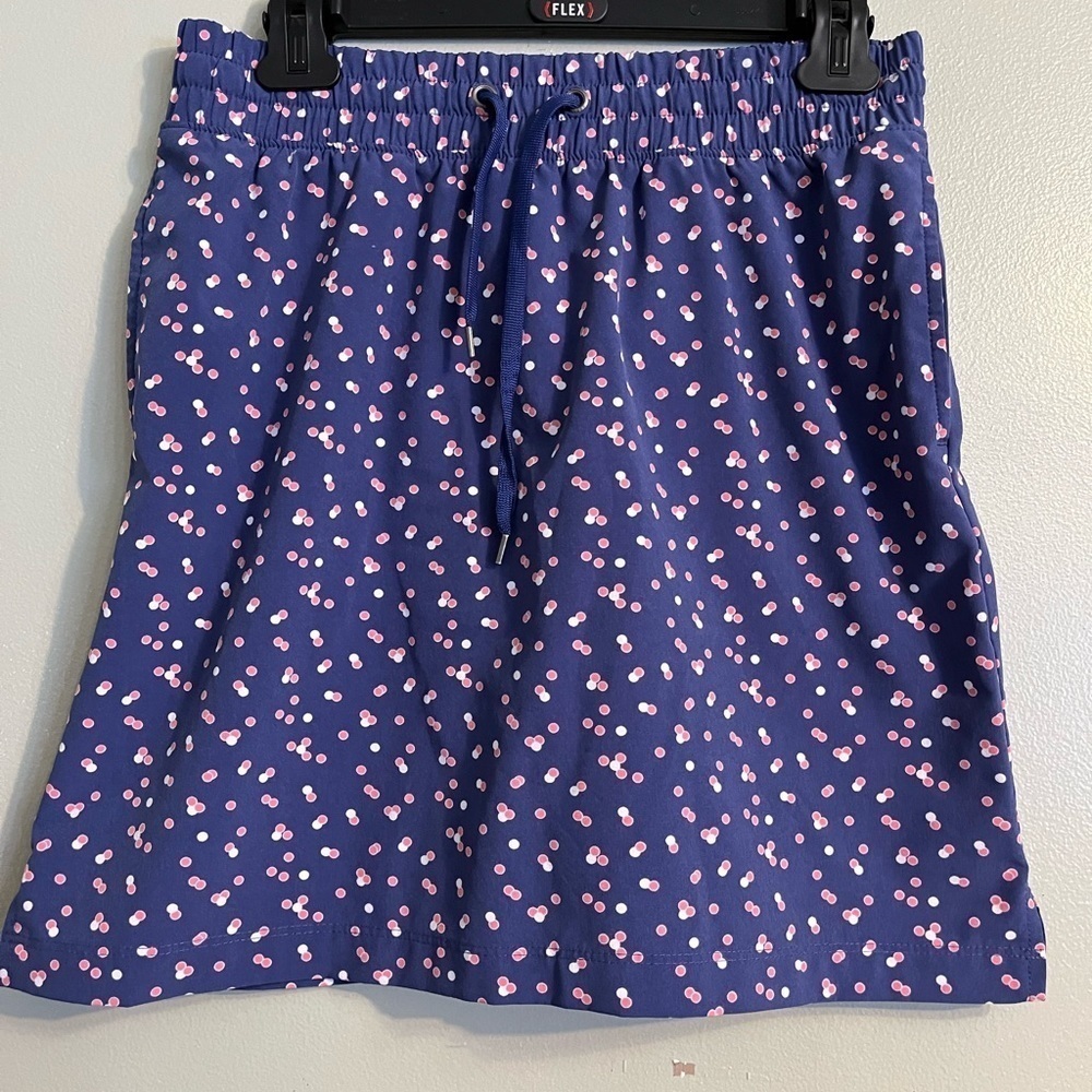 Izod Womens Blue Polka Dots Golf Skort Size XS
